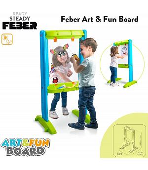 Pizarra Art & Fun Board FEBER Juguete, Multicolor, (FEBER 800013532)